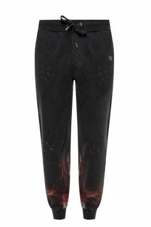 Printed sweatpants with holes, zdjęcie 1 Printed sweatpants with holes od Philipp Plein